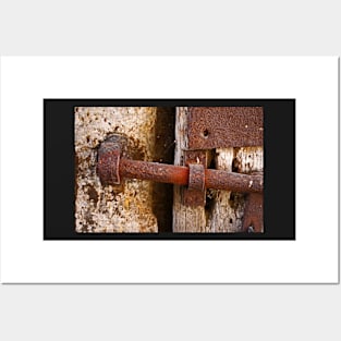 Rusted Doorlatch - Rothenburg, Germany Posters and Art